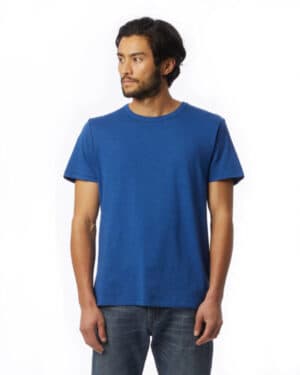 ROYAL BLUE Alternative 6094S1 men's slub crew t-shirt