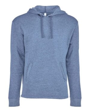 HEATHER BAY BLUE Next level 9300 malibu welt pocket hoodie