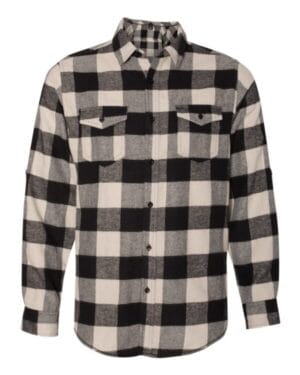 Burnside 8210 yarn-dyed long sleeve flannel shirt