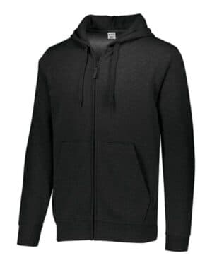 BLACK Augusta sportswear 5418 60/40 fleece full-zip hoodie