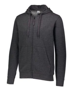 CARBON HEATHER Augusta sportswear 5418 60/40 fleece full-zip hoodie