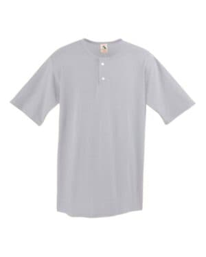 ATHLETIC HEATHER Augusta sportswear 580 two-button baseball jersey