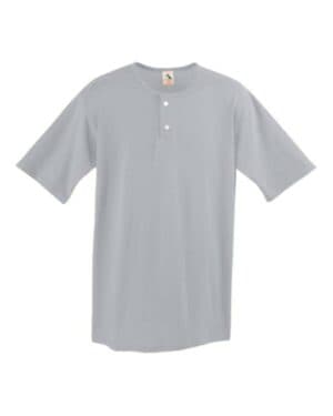 SILVER GREY Augusta sportswear 580 two-button baseball jersey
