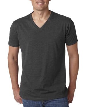 CHARCOAL Next level apparel 6240 men's cvc v-neck t-shirt