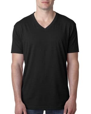 BLACK Next level apparel 6240 men's cvc v-neck t-shirt