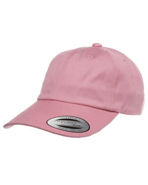 PINK Yupoong 6245CM adult low-profile cotton twill dad cap