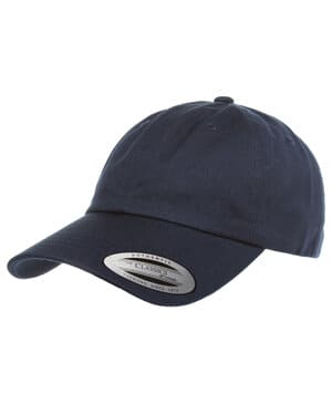 NAVY Yupoong 6245CM adult low-profile cotton twill dad cap