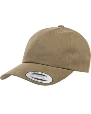LIGHT LODEN Yupoong 6245PT adult peached cotton twill dad cap
