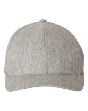 HEATHER GREY Flexfit 6477 wool-blend cap
