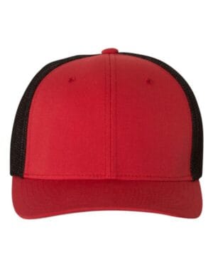 RED/ BLACK Flexfit 6511 trucker cap
