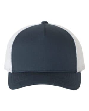 NAVY/ WHITE Yp classics 6506 five-panel retro trucker cap