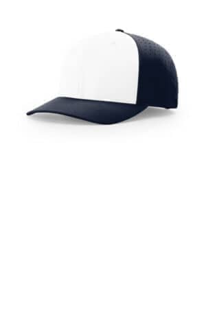 WHITE/ NAVY/ NAVY WHITE/ NAVY/ NAVY 632 richardson laser perf r-flex snapback
