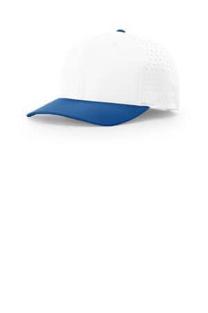 WHITE/ WHITE/ ROYAL WHITE/ WHITE/ ROYAL 632 richardson laser perf r-flex snapback