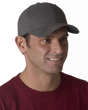 DARK GREY Yupoong 6363V adult brushed cotton twill mid-profile cap