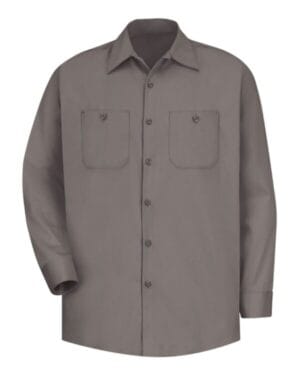GRAPHITE GREY Red kap SC30L long sleeve uniform shirt long size