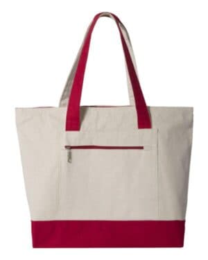 Q-tees Q1300 19l zippered tote