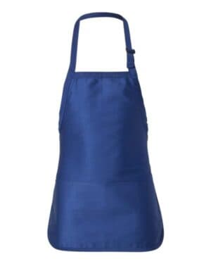 ROYAL Q-tees Q4250 full-length apron with pouch pocket