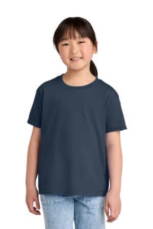 NAVY MIST 64000BCVC gildan youth softstyle cvc tee