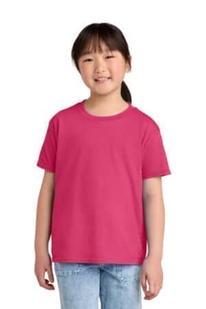 PINK LEMONADE MIST 64000BCVC gildan youth softstyle cvc tee