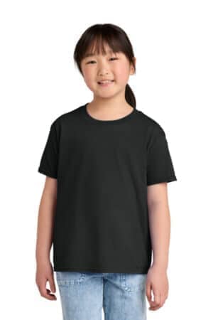 PITCH BLACK MIST 64000BCVC gildan youth softstyle cvc tee