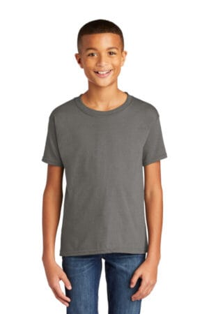CHARCOAL 64000B gildan youth softstyle t-shirt