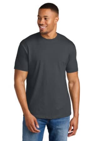 DARK HEATHER 64000CVC gildan softstyle cvc tee