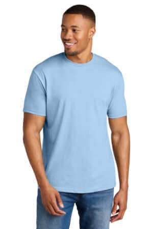 LIGHT BLUE MIST 64000CVC gildan softstyle cvc tee