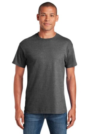 HEATHER DARK GREY 64000 gildan softstyle t-shirt