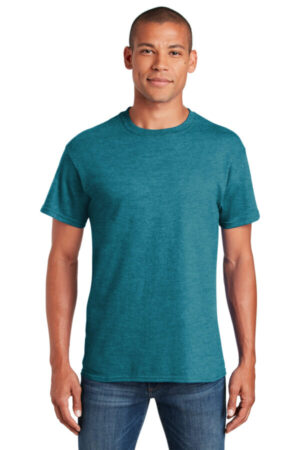 HEATHER GALAPAGOS BLUE 64000 gildan softstyle t-shirt