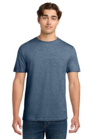 HEATHER INDIGO 64000 gildan softstyle t-shirt