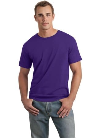 PURPLE 64000 gildan softstyle t-shirt