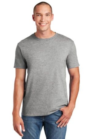 SPORT GREY 64000 gildan softstyle t-shirt