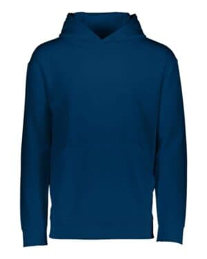 NAVY Augusta sportswear 5506 youth wicking fleece hooded sweatshirt