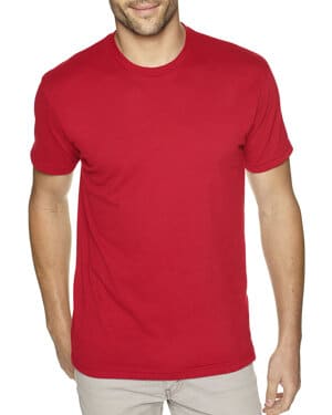 RED Next level apparel 6410 men's sueded crew