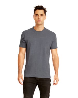 HEATHER METAL Next level apparel 6410 men's sueded crew