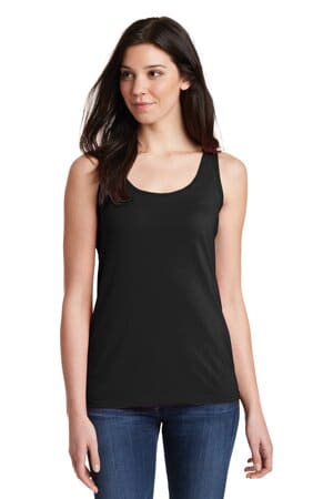 BLACK 64200L gildan softstyle junior fit tank top
