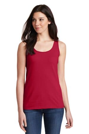 CHERRY RED 64200L gildan softstyle junior fit tank top