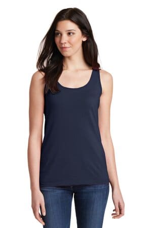 NAVY 64200L gildan softstyle junior fit tank top