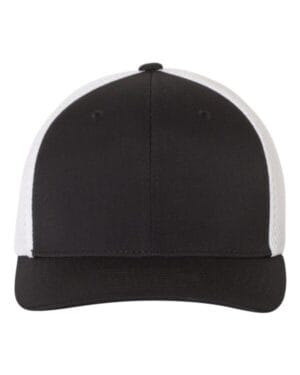 BLACK/ WHITE Flexfit 6533 ultrafiber mesh cap