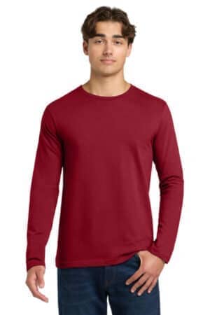 CHERRY RED 64400 gildan softstyle long sleeve t-shirt