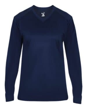 4064 ultimate softlock women's v-neck long sleeve t-shirt