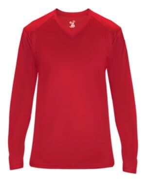 4064 ultimate softlock women's v-neck long sleeve t-shirt