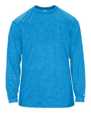 ELECTRIC BLUE TONAL BLEND Badger 4174 tonal blend long sleeve t-shirt
