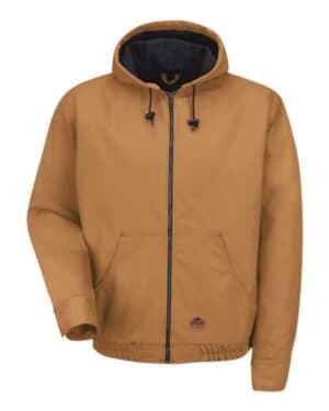 Red kap JD20 blended duck zip-front hooded jacket
