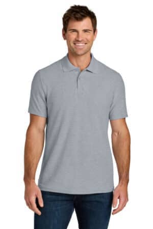 RING SPUN SPORT GREY RING SPUN SPORT GREY 64800 gildan softstyle pique polo