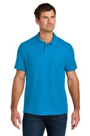 64800 gildan softstyle pique polo