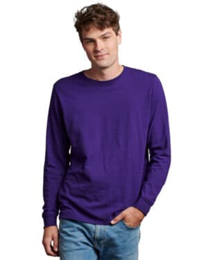 PURPLE 64LTTM unisex essential performance long-sleeve t-shirt