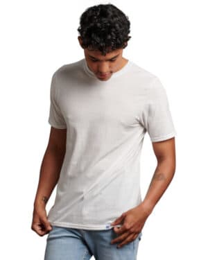 WHITE Russell athletic 64STTM unisex essential performance t-shirt