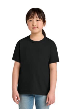 PITCH BLACK 65000B gildan youth softstyle midweight tee