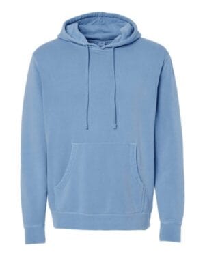 PIGMENT LIGHT BLUE PRM4500 unisex midweight pigment-dyed hooded sweatshirt